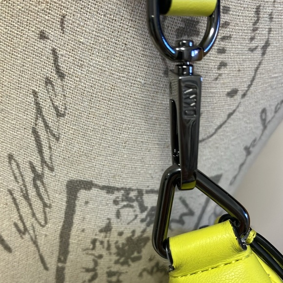 DKNY Orion Crossbody Bag Lemon Yellow - Picture 10 of 16